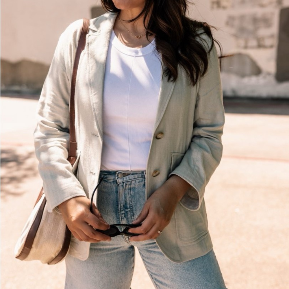 Madewell M Breezewoven Larson Blazer